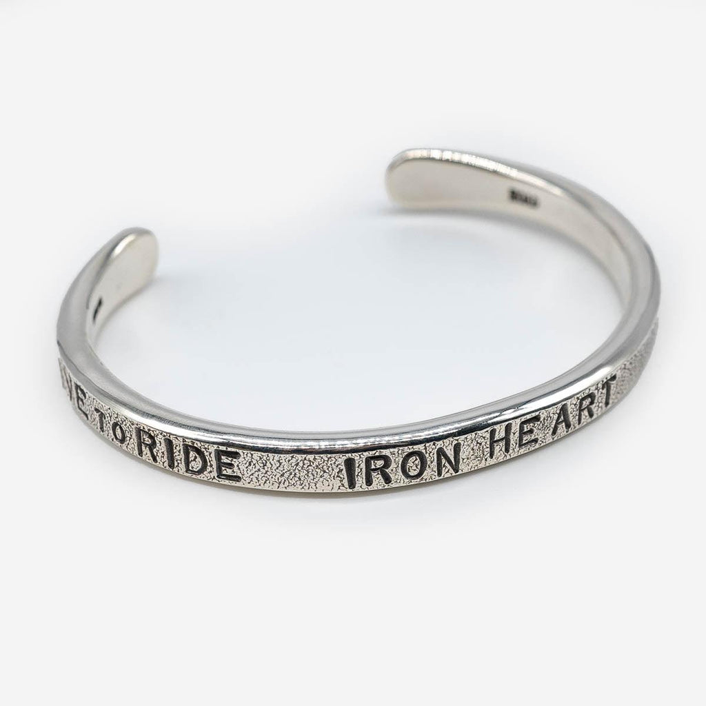 Image showing the IHSI-30 - Iron Heart Hard Strike Bangle - Sterling Silver which is a Jewellery described by the following info Accessories, Iron Heart, Jewellery and sold on the IRON HEART GERMANY online store