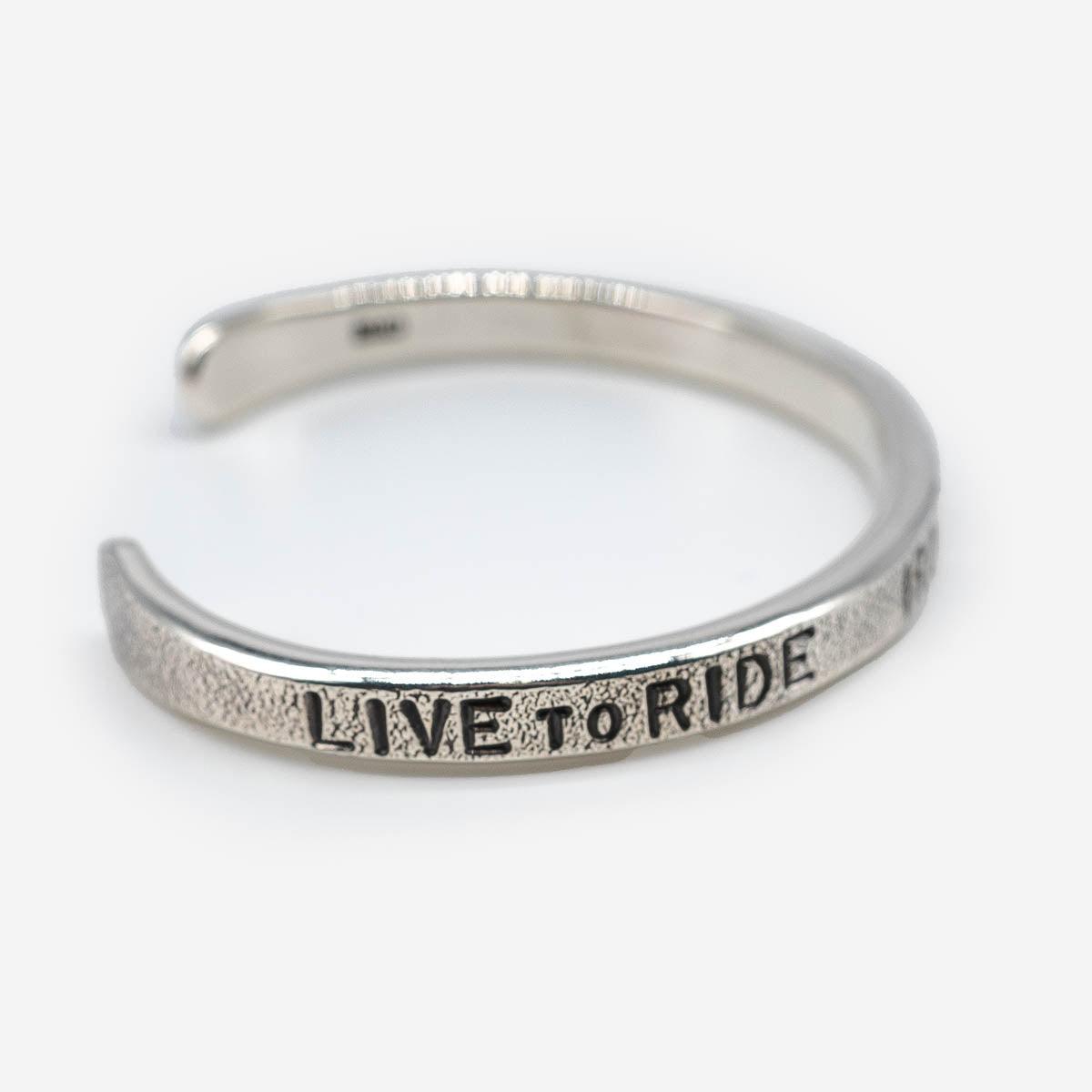 Image showing the IHSI-30 - Iron Heart Hard Strike Bangle - Sterling Silver which is a Jewellery described by the following info Accessories, Iron Heart, Jewellery and sold on the IRON HEART GERMANY online store