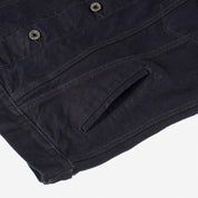 Image showing the IH-526J-142OD - 14oz Selvedge Denim Type III Jacket - Overdyed Indigo which is a Jackets described by the following info Iron Heart, Jackets, Released, Tops and sold on the IRON HEART GERMANY online store