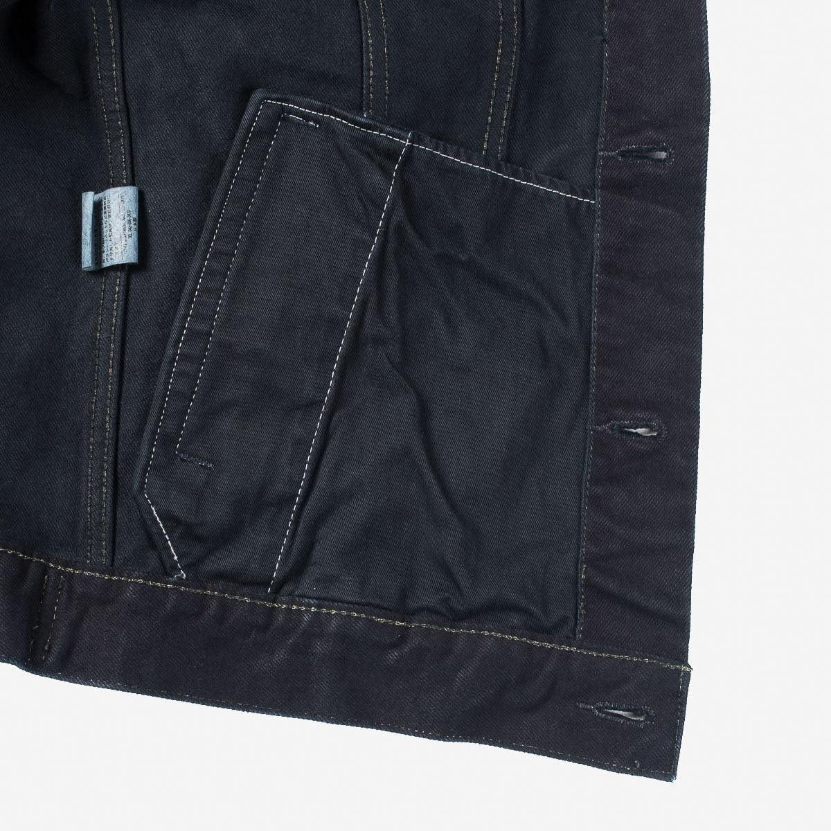 Image showing the IH-526J-142OD - 14oz Selvedge Denim Type III Jacket - Overdyed Indigo which is a Jackets described by the following info Iron Heart, Jackets, Released, Tops and sold on the IRON HEART GERMANY online store