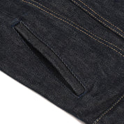 Image showing the IH-526SV - 21oz Selvedge Denim Modified Type III Vest - Indigo which is a Vests described by the following info Iron Heart, Released, Tops, Vests and sold on the IRON HEART GERMANY online store