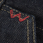 Image showing the IH-526SV - 21oz Selvedge Denim Modified Type III Vest - Indigo which is a Vests described by the following info Iron Heart, Released, Tops, Vests and sold on the IRON HEART GERMANY online store