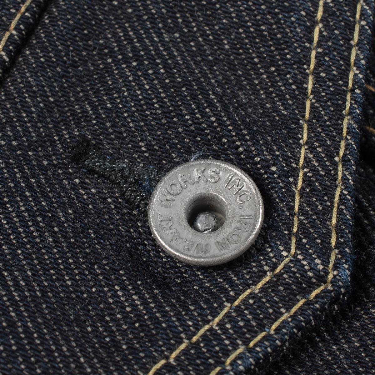 Image showing the IH-526SV - 21oz Selvedge Denim Modified Type III Vest - Indigo which is a Vests described by the following info Iron Heart, Released, Tops, Vests and sold on the IRON HEART GERMANY online store