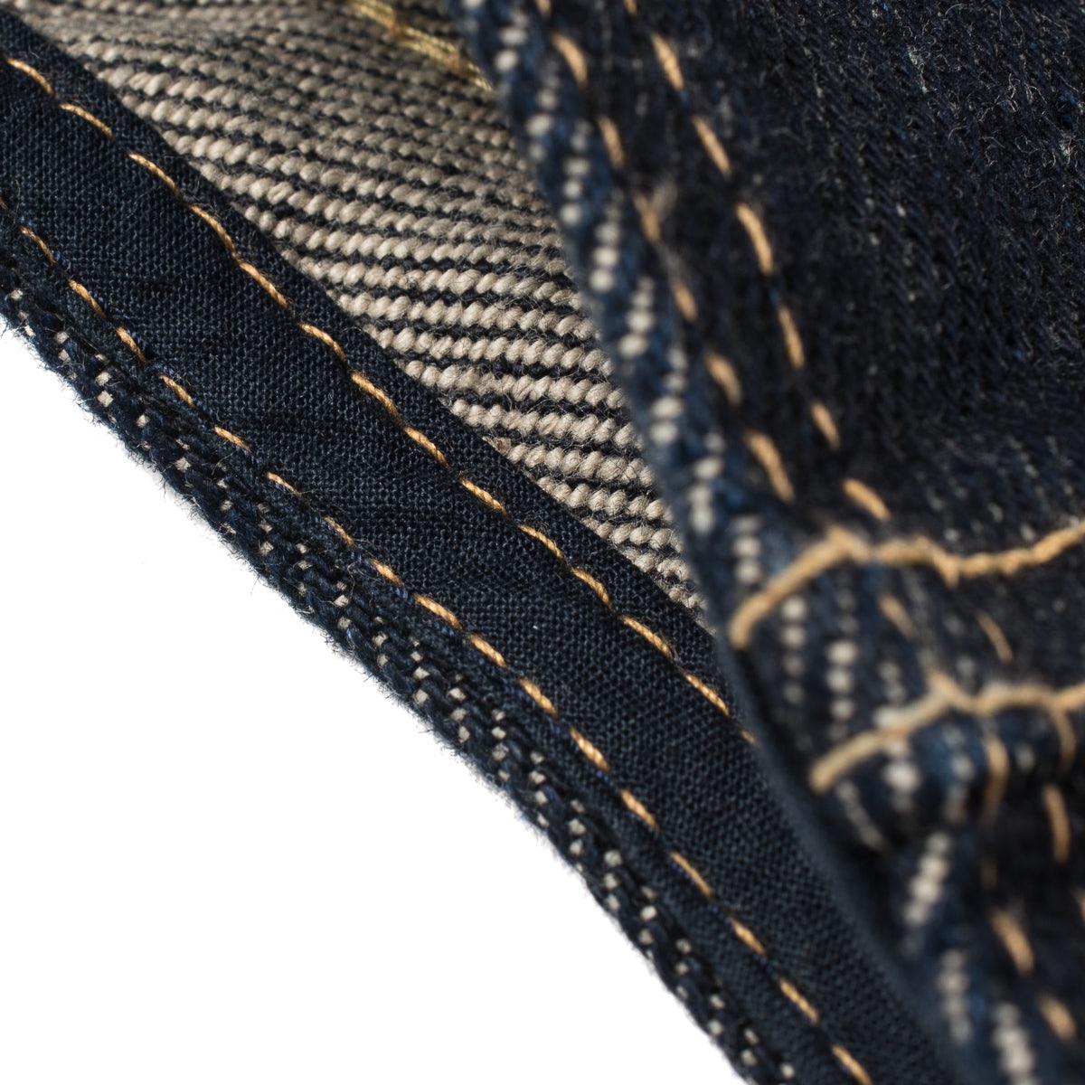 Image showing the IH-526SV - 21oz Selvedge Denim Modified Type III Vest - Indigo which is a Vests described by the following info Iron Heart, Released, Tops, Vests and sold on the IRON HEART GERMANY online store
