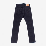 Image showing the IH-555S-142ib - 14oz Selvedge Denim Super Slim Cut Jeans Indigo/Black which is a Jeans described by the following info 555, Bottoms, Iron Heart, Jeans, Released, Slim and sold on the IRON HEART GERMANY online store