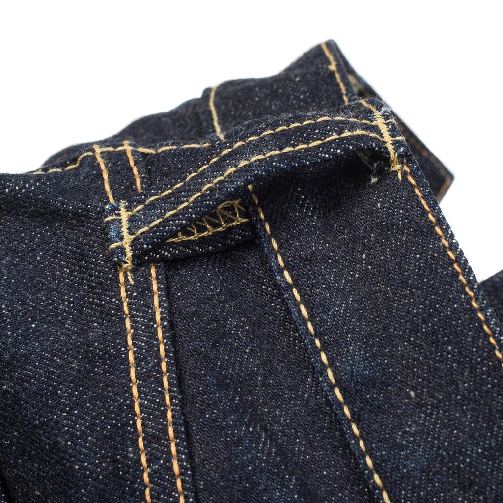 Image showing the IH-634S-18 - 18oz Vintage Selvedge Denim Straight Cut Jeans which is a Jeans described by the following info 634, Bottoms, IHSALE, IHSALE_M23, Iron Heart, Jeans, Released, Straight and sold on the IRON HEART GERMANY online store
