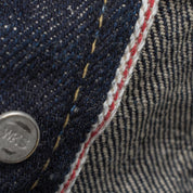 Image showing the IH-634S-18 - 18oz Vintage Selvedge Denim Straight Cut Jeans which is a Jeans described by the following info 634, Bottoms, IHSALE, IHSALE_M23, Iron Heart, Jeans, Released, Straight and sold on the IRON HEART GERMANY online store