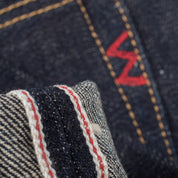 Image showing the IH-634S-18 - 18oz Vintage Selvedge Denim Straight Cut Jeans which is a Jeans described by the following info 634, Bottoms, IHSALE, IHSALE_M23, Iron Heart, Jeans, Released, Straight and sold on the IRON HEART GERMANY online store