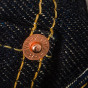 Image showing the IH-777S-21 - 21oz Selvedge Denim Slim Tapered Jeans - Indigo which is a Jeans described by the following info 777, Back In, Bottoms, Iron Heart, Jeans, Released, Tappered and sold on the IRON HEART GERMANY online store