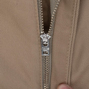 Image showing the IH-730-KHA - 12oz Heavy Cotton Regular Fit Chinos Khaki which is a Trousers described by the following info Bottoms, Iron Heart, Released, Trousers and sold on the IRON HEART GERMANY online store