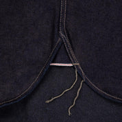 Image showing the IHSH-295-IB - 14oz Selvedge Denim Western Shirt Indigo/Black which is a Shirts described by the following info IHSALE, Iron Heart, Released, Shirts, Tops and sold on the IRON HEART GERMANY online store