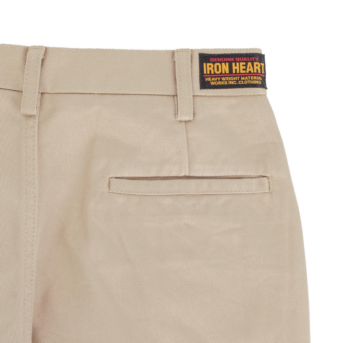 IH-731-KHA - 12oz Heavy Cotton Relaxed Fit Chinos - Khaki – IRON