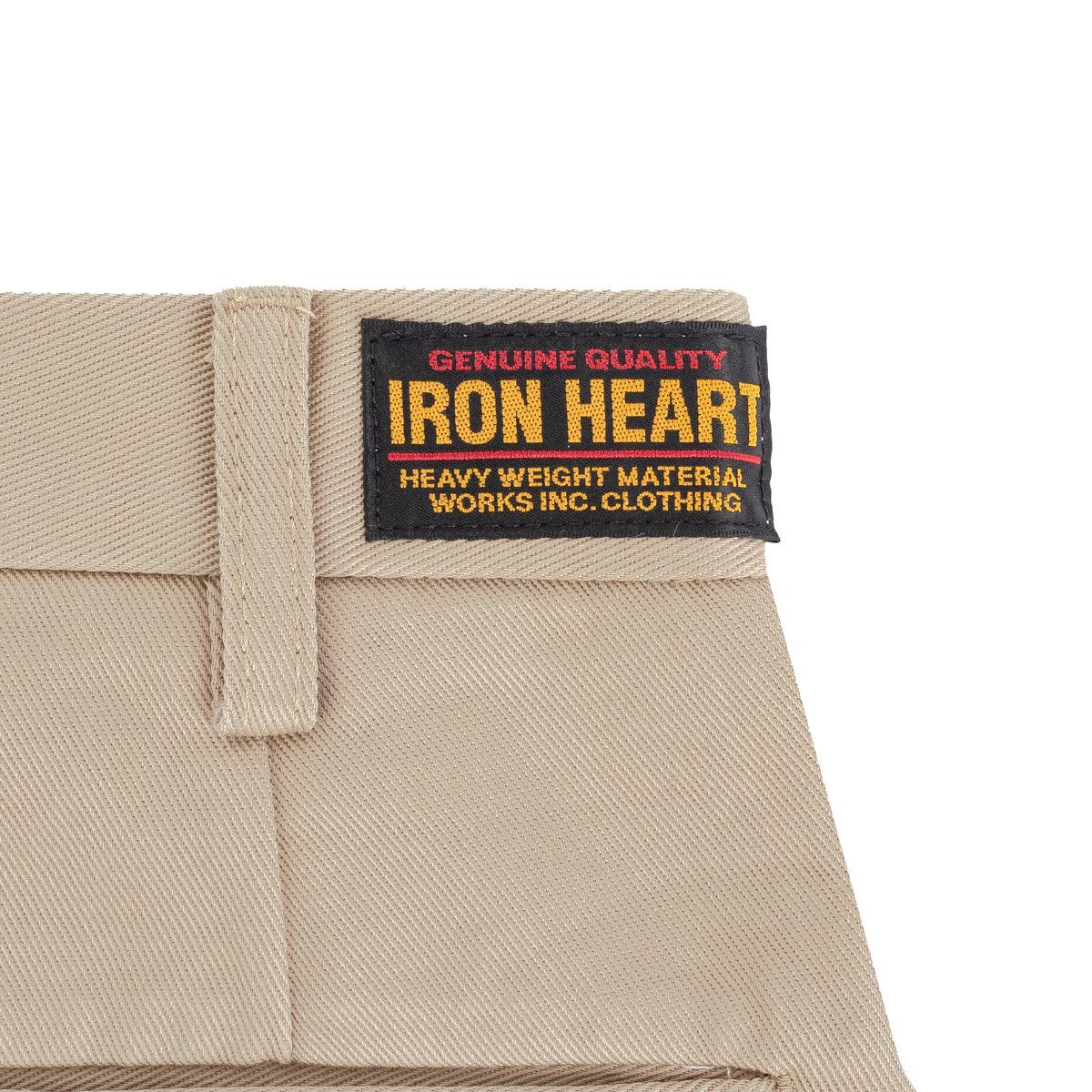 IH-731-KHA - 12oz Heavy Cotton Relaxed Fit Chinos - Khaki – IRON