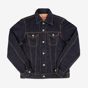 Image showing the IH-526J-142 - 14oz Selvedge Denim Modified Type III Jacket Indigo which is a Jackets described by the following info Iron Heart, Jackets, Released, Tops and sold on the IRON HEART GERMANY online store