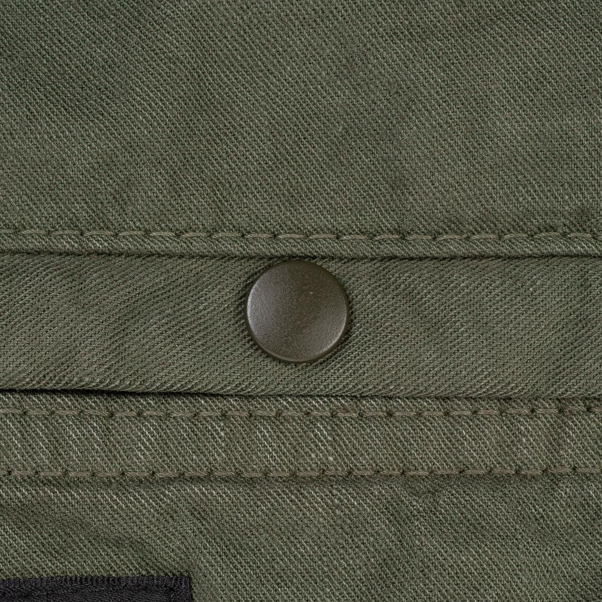 Image showing the IH-729-OLV - Cotton Easy Shorts - Olive which is a Trousers described by the following info Bottoms, Iron Heart, Released, Trousers and sold on the IRON HEART GERMANY online store