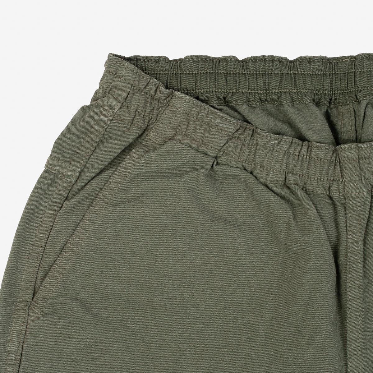 IH-729-OLV - SS26 - Cotton Easy Shorts - Olive – IRON HEART GERMANY