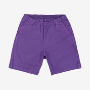 Image showing the IH-729-PUR - Cotton Easy Shorts - Purple which is a Trousers described by the following info Bargain, Released and sold on the IRON HEART GERMANY online store