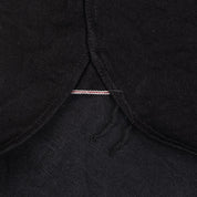 Image showing the IHSH-295-BB - 14oz Selvedge Denim Western Shirt Black/Black which is a Shirts described by the following info Back In, Iron Heart, Released, Shirts, Tops and sold on the IRON HEART GERMANY online store