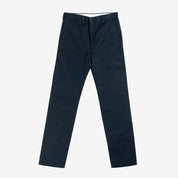 Image showing the IH-731-NAV - 12oz Heavy Cotton Relaxed Fit Chinos - Navy which is a Trousers described by the following info Bottoms, Iron Heart, Released, Trousers and sold on the IRON HEART GERMANY online store