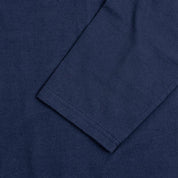 Image showing the IHTL-2302-NAV - 7.5oz Printed Loopwheel Crew Neck Long Sleeved T-Shirt - Navy which is a T-Shirts described by the following info Bargain, Released and sold on the IRON HEART GERMANY online store