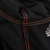 Image showing the IHSH-338-BLK - 12oz Selvedge Denim Work Shirt With Snaps - Black/Black which is a Shirts described by the following info Iron Heart, Released, Shirts, Tops and sold on the IRON HEART GERMANY online store