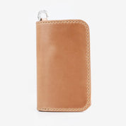 Image showing the IHG-02-NAT - Medium Shell Cordovan Wallet - Natural which is a WALLETS AND CHAINS described by the following info Accessories, Iron Heart, Released, WALLETS AND CHAINS and sold on the IRON HEART GERMANY online store