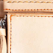 Image showing the IHG-02-NAT - Medium Shell Cordovan Wallet - Natural which is a WALLETS AND CHAINS described by the following info Accessories, Iron Heart, Released, WALLETS AND CHAINS and sold on the IRON HEART GERMANY online store