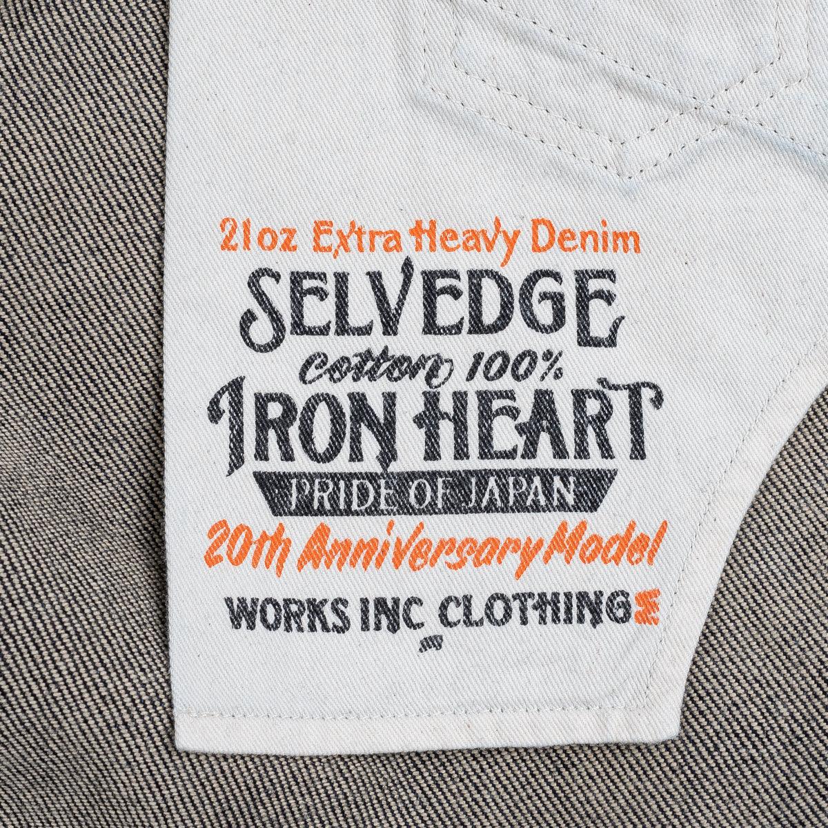 IH-634S-A - 21oz Selvedge Denim Straight Cut Jeans (20th Anniversary Edition)