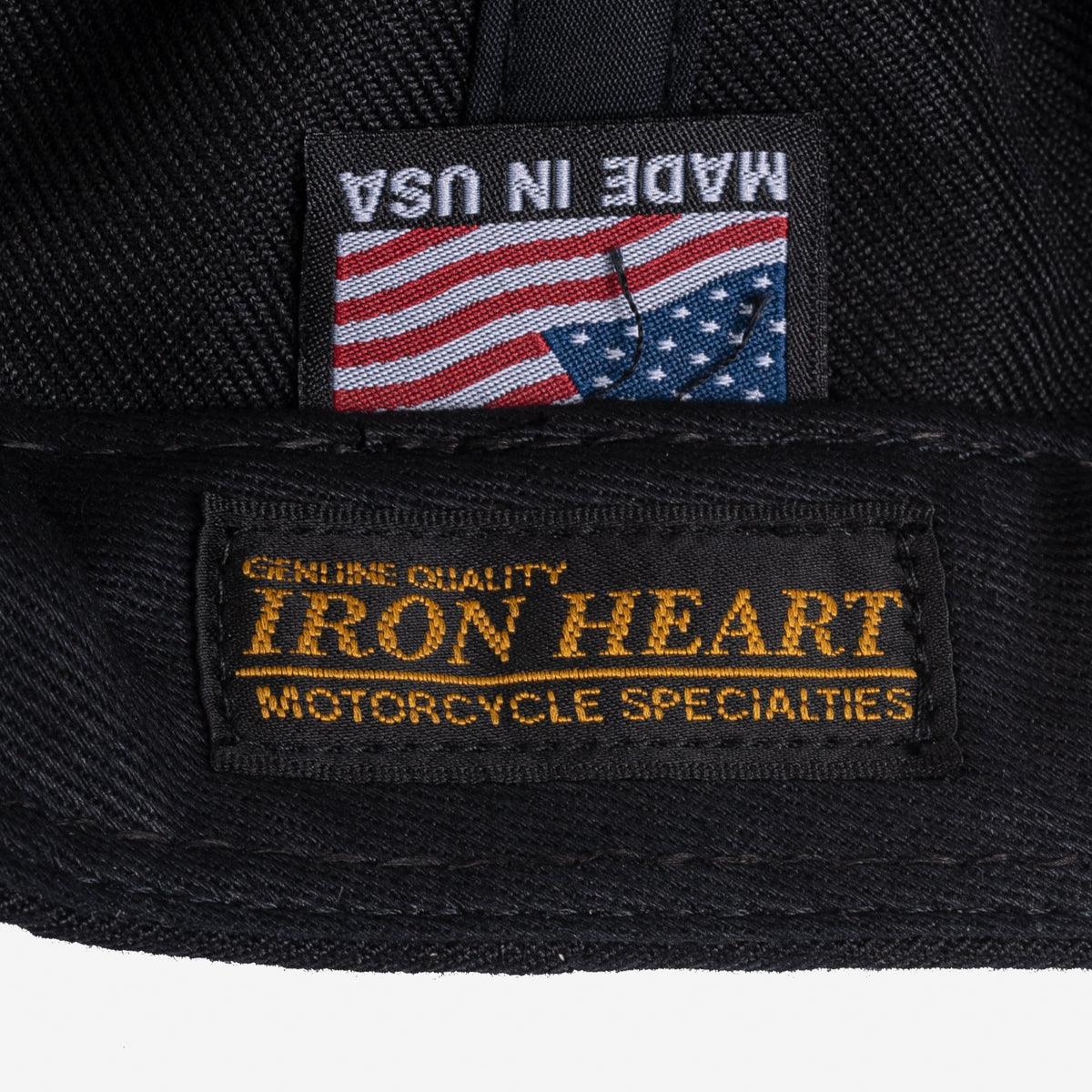 IHC-18-SKR - Iron Heart 'Skull Rider' Snapback Cap Black