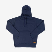 Image showing the IHSW-49-NAV - 14oz Ultra Heavyweight Loopwheel Cotton Hoodie Navy which is a Sweatshirts described by the following info IHSALE_M23, Iron Heart, Released, Sweatshirts, Tops and sold on the IRON HEART GERMANY online store
