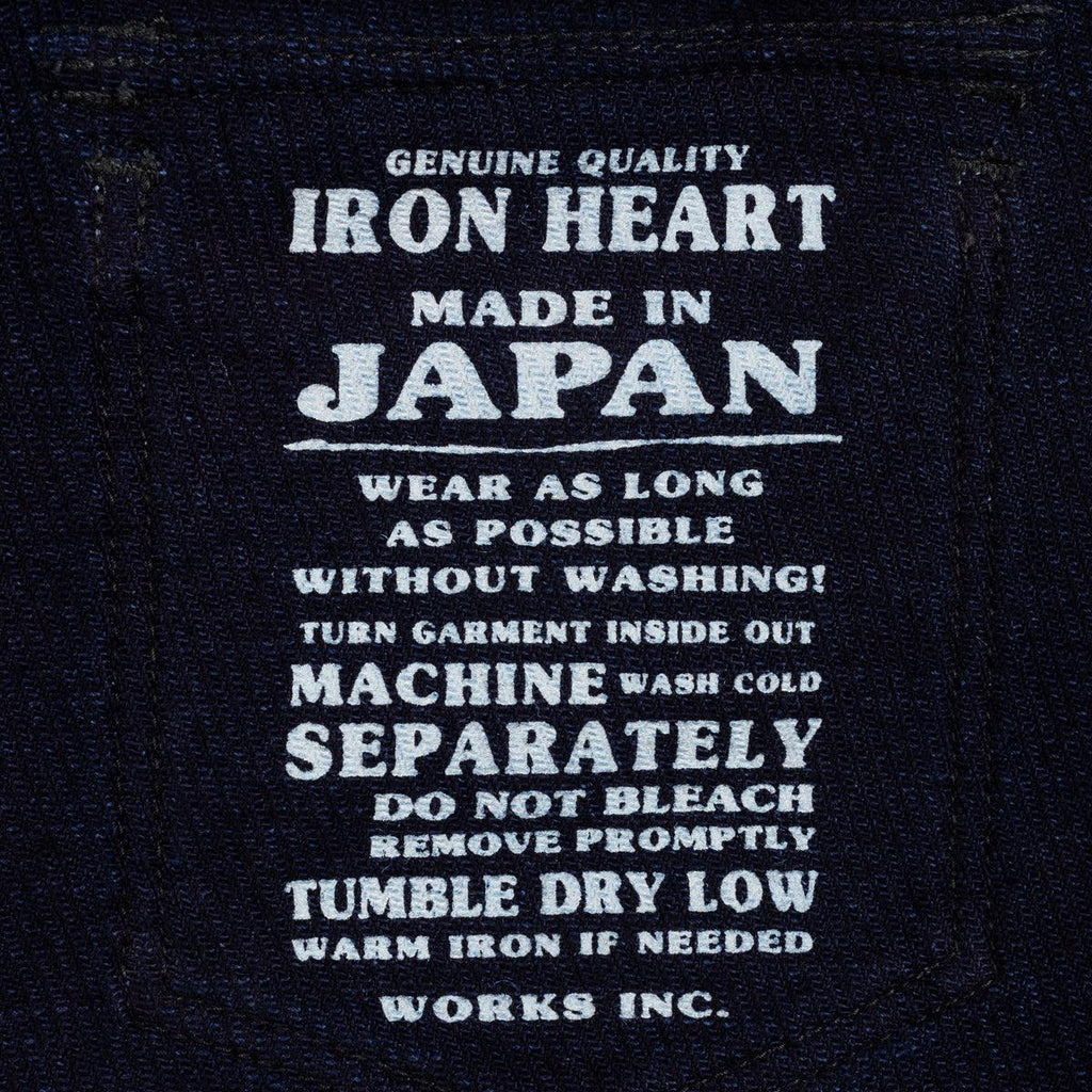 Image showing the IHSH-208-IND - Kersey Western Shirt Indigo which is a Shirts described by the following info IHSALE_M23, Iron Heart, Released, Shirts, Tops and sold on the IRON HEART GERMANY online store