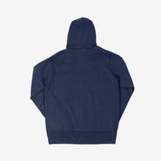 Image showing the IHSW-10-NAV - 14oz Ultra Heavyweight Loopwheel Cotton Hoodie Navy which is a Sweatshirts described by the following info IHSALE, Iron Heart, Released, Sweatshirts, Tops and sold on the IRON HEART GERMANY online store