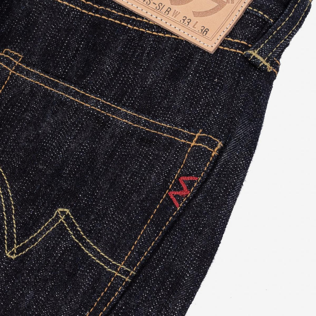 Image showing the IH-634S-SLB - 16oz Slubby Selvedge Denim Straight Cut Jeans Indigo which is a Jeans described by the following info 634, Bottoms, Iron Heart and sold on the IRON HEART GERMANY online store