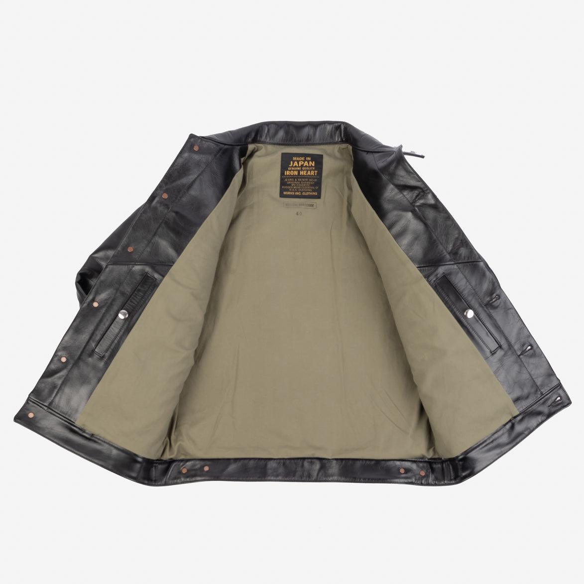 IHJ-64-BLK - Horsehide Modified Type III Jacket - Black – IRON