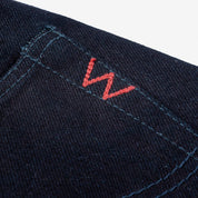 Image showing the IH-555S-14ii - 14oz Selvedge Denim Super Slim Cut Jeans - Indigo/Indigo which is a Jeans described by the following info 555, IHSALE_M23, Iron Heart, Jeans, Released, Slim and sold on the IRON HEART GERMANY online store