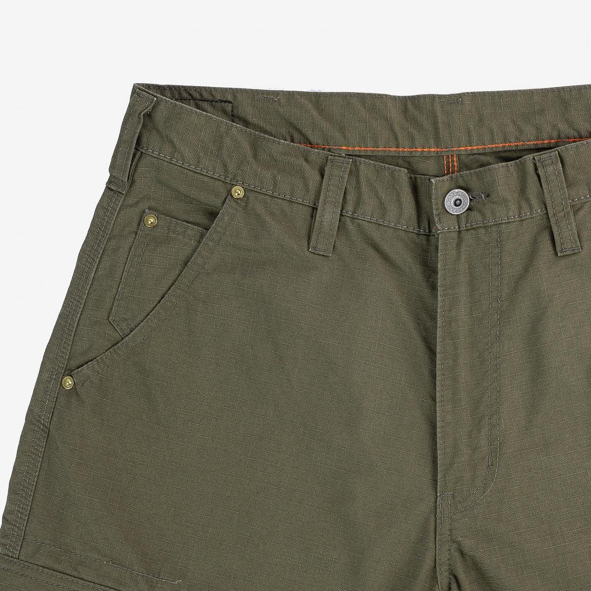 Image showing the IH-734-ODG - 8oz Ripstop Cargo - Olive Drab Green which is a Trousers described by the following info Bottoms, IHSALE_M23, Iron Heart, Released, Trousers and sold on the IRON HEART GERMANY online store