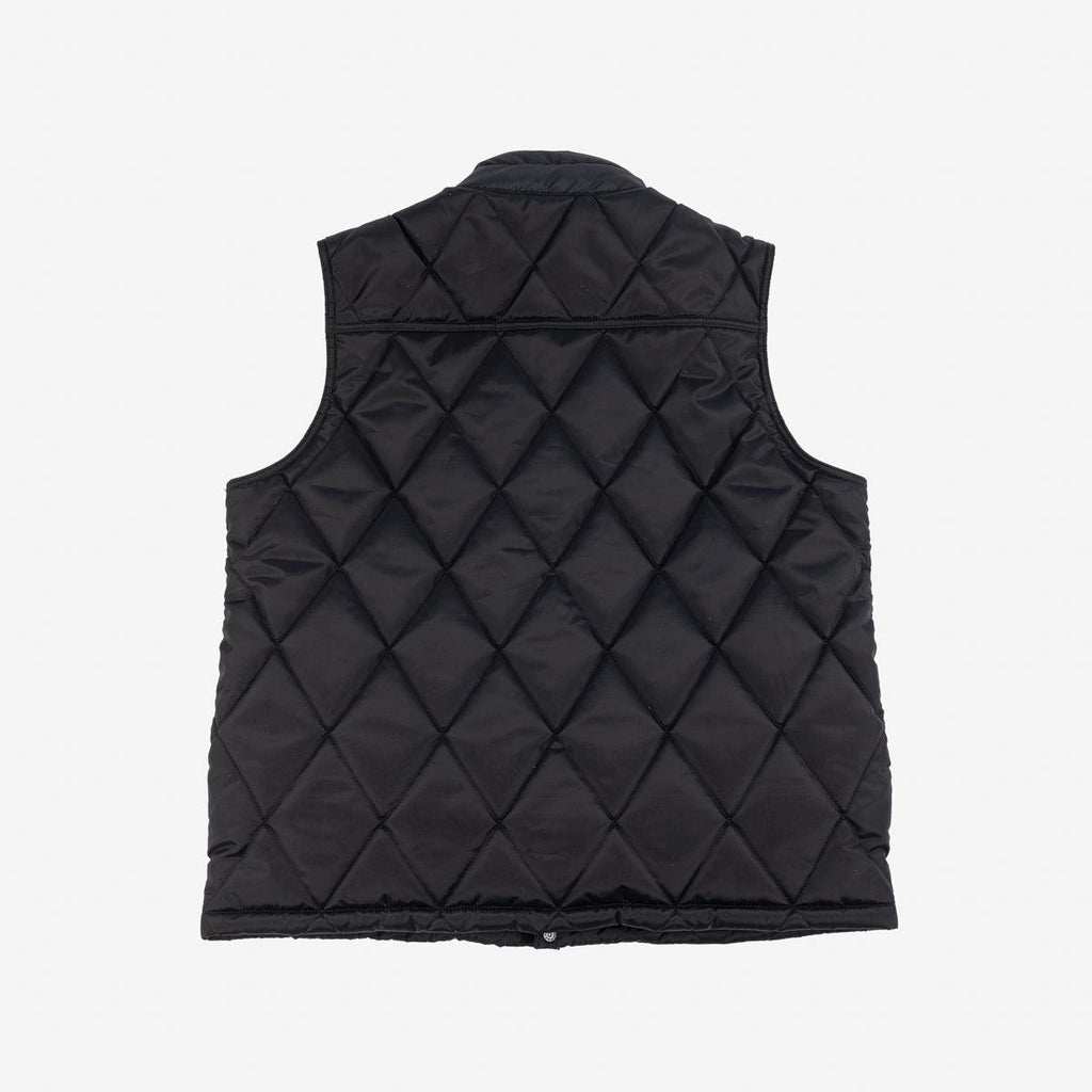 Image showing the IHV-44-BLK - Primaloft® Gold Quilted Vest - Black which is a Vests described by the following info Iron Heart, Released, Tops, Vests and sold on the IRON HEART GERMANY online store