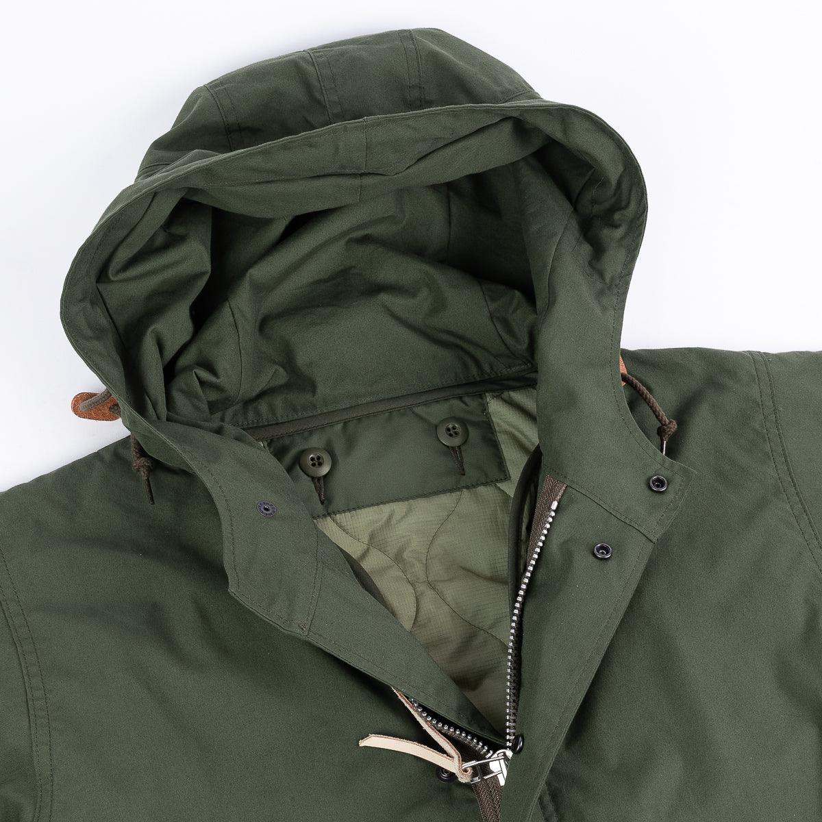 Image showing the IHM-38-OLV - 5oz Quilted Lining M-51 Type Field Coat - Olive which is a Jackets described by the following info IHSALE_M23, Iron Heart, Jackets, Released, Tops and sold on the IRON HEART GERMANY online store