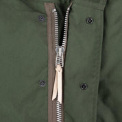 Image showing the IHM-38-OLV - 5oz Quilted Lining M-51 Type Field Coat - Olive which is a Jackets described by the following info IHSALE_M23, Iron Heart, Jackets, Released, Tops and sold on the IRON HEART GERMANY online store