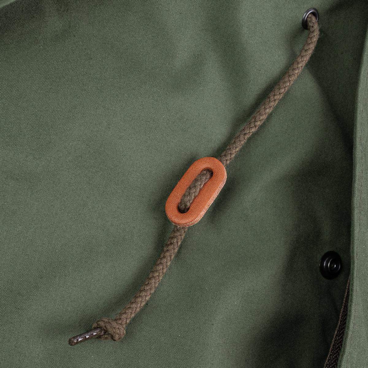 Image showing the IHM-38-OLV - 5oz Quilted Lining M-51 Type Field Coat - Olive which is a Jackets described by the following info IHSALE_M23, Iron Heart, Jackets, Released, Tops and sold on the IRON HEART GERMANY online store