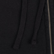 Image showing the IHSW-10-BLK - 14oz Ultra Heavyweight Cotton Zip Up Hoodie Black which is a Sweatshirts described by the following info IHSALE, Iron Heart, Released, Sweatshirts, Tops and sold on the IRON HEART GERMANY online store