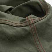 Image showing the IHSH-235-OLV - Military Serge Western Shirt Olive which is a Shirts described by the following info IHSALE_M23, Iron Heart, Released, Shirts, Tops and sold on the IRON HEART GERMANY online store