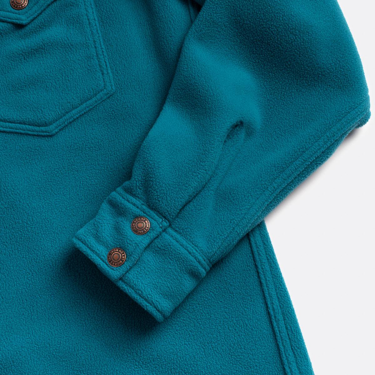 IHSH-287-TUR - Micro Fleece CPO Shirt - Turquoise