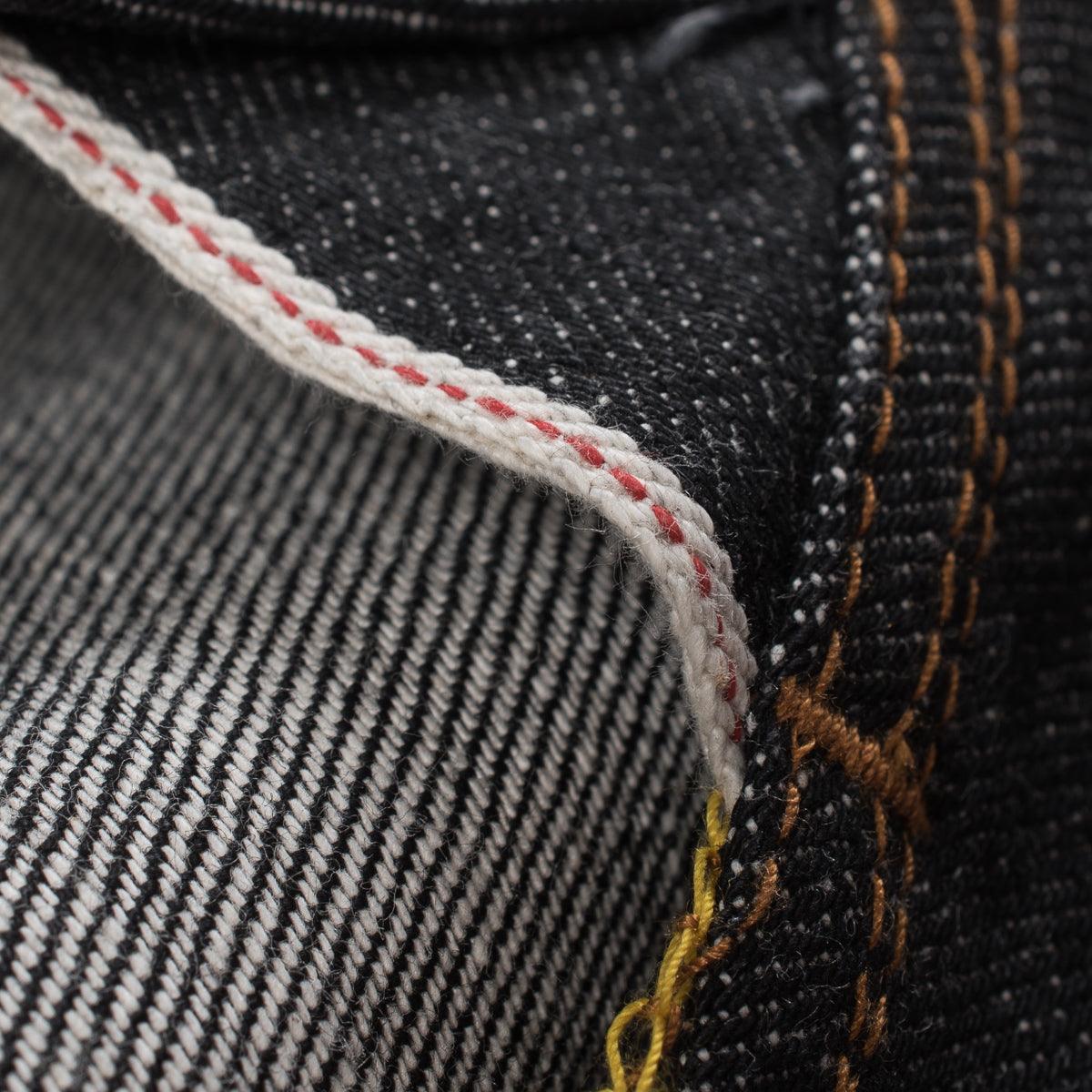 Image showing the IHSH-33-BLK - 12oz Selvedge Denim Western Shirt - Black which is a Shirts described by the following info IHSALE_M23, Iron Heart, Released, Shirts, Tops and sold on the IRON HEART GERMANY online store