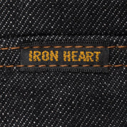 Image showing the IHSH-33-BLK - 12oz Selvedge Denim Western Shirt - Black which is a Shirts described by the following info IHSALE_M23, Iron Heart, Released, Shirts, Tops and sold on the IRON HEART GERMANY online store