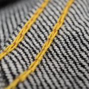 Image showing the IHSH-33-BLK - 12oz Selvedge Denim Western Shirt - Black which is a Shirts described by the following info IHSALE_M23, Iron Heart, Released, Shirts, Tops and sold on the IRON HEART GERMANY online store