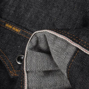 Image showing the IHSH-33-BLK - 12oz Selvedge Denim Western Shirt - Black which is a Shirts described by the following info IHSALE_M23, Iron Heart, Released, Shirts, Tops and sold on the IRON HEART GERMANY online store