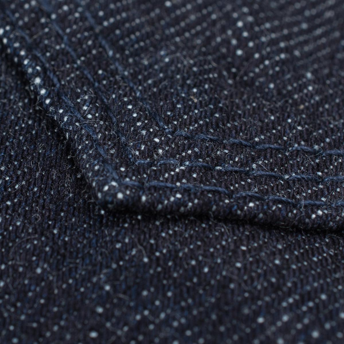 Image showing the IHSH-33-T - 12oz Selvedge Denim Western Shirt With Tonal Stitching - Indigo which is a Shirts described by the following info Iron Heart, Released, Shirts, Tops and sold on the IRON HEART GERMANY online store