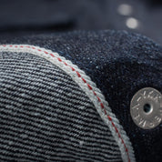 Image showing the IHSH-33-T - 12oz Selvedge Denim Western Shirt With Tonal Stitching - Indigo which is a Shirts described by the following info Iron Heart, Released, Shirts, Tops and sold on the IRON HEART GERMANY online store