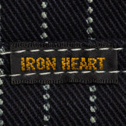 Image showing the IHSH-62-IND - 12oz Wabash Western Shirt Indigo which is a Shirts described by the following info Iron Heart, Released, Shirts, Tops and sold on the IRON HEART GERMANY online store